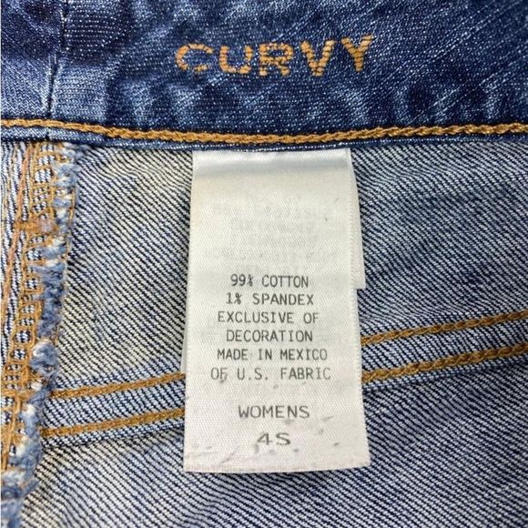 Eddie Bauer Curvy Jeans Womens Size 4S Blue Casual - Picture 7 of 9